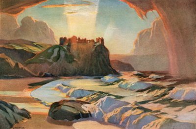 Noord-Ierland, Dunluce Castle door Albert Julius Olsson